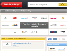 Tablet Screenshot of freeshipping.ca